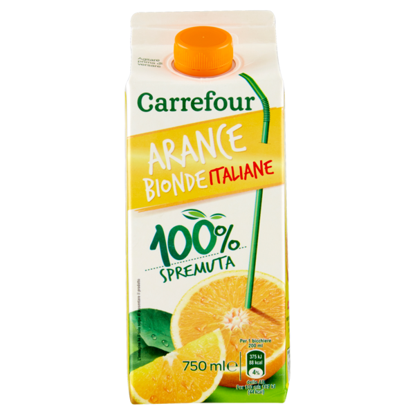 Image of Carrefour Arance Bionde Italiane 750 ml 1470365