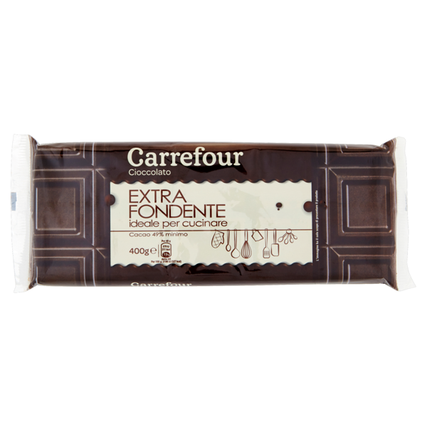 Image of Carrefour Cioccolato Extra Fondente 400 g 1486615