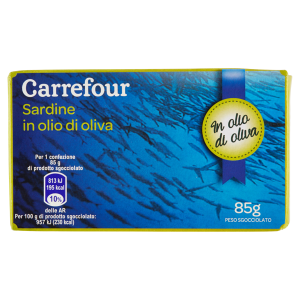 Image of Carrefour Sardine in olio di oliva 120 g 1546245