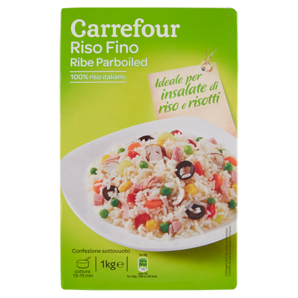 Image of Carrefour Riso Fino Ribe Parboiled 1 kg 1600987