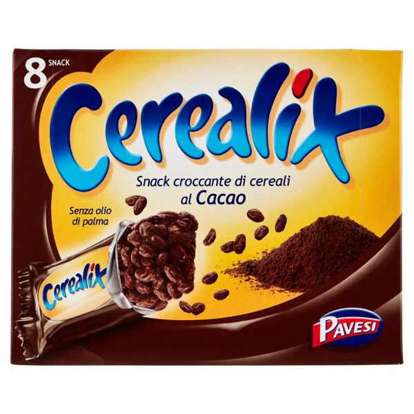 Image of Cerealix Snack croccante di cereali al Cacao 8 x 20 g 1042516