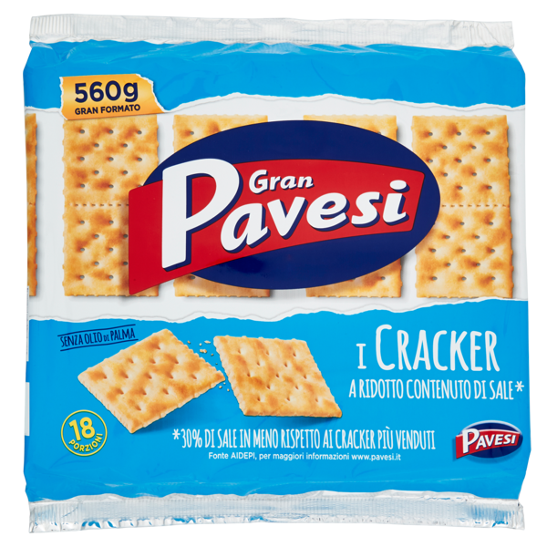 Image of Gran Pavesi i Cracker a Ridotto Contenuto di Sale* 560 g 539516