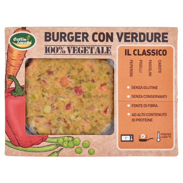 Image of Cottin tavola Burger con Verdure il Classico 2 x 120 g 1591362
