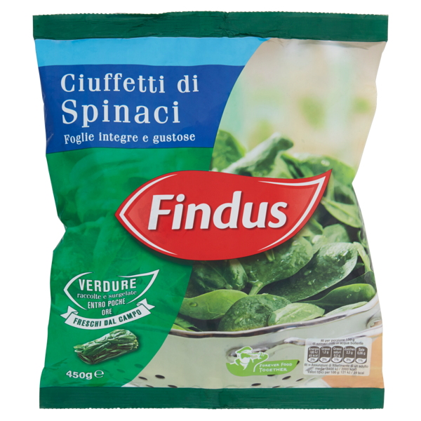 Image of Findus Ciuffetti di Spinaci 450 g 1391183