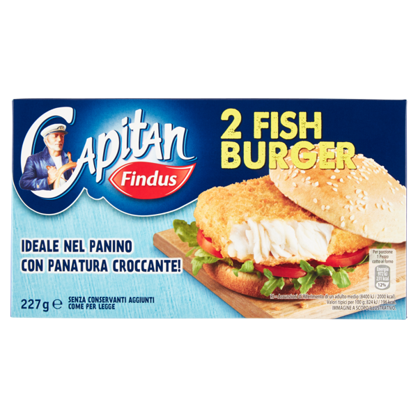 Image of Capitan Findus 2 Fish Burger 227 g 1459490