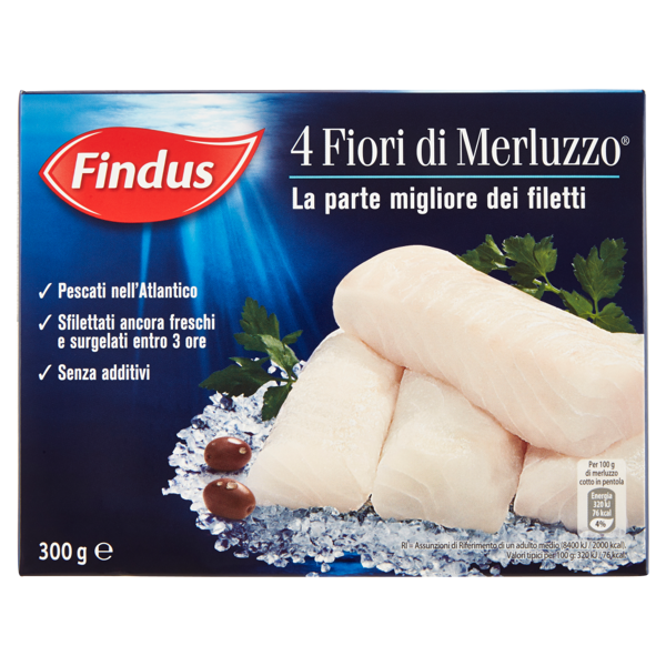 Image of Findus 4 Fiori di Merluzzo 300 g 1605081