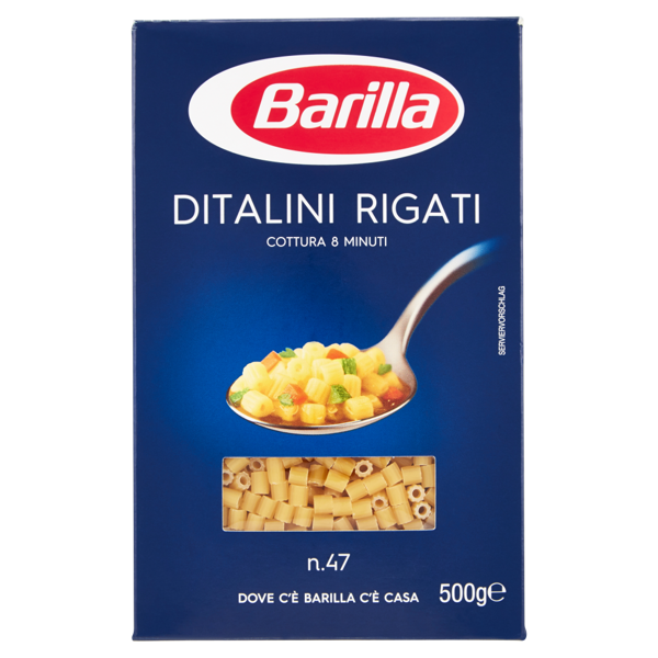 Image of Barilla Ditalini Rigati n.47 500 g 1811