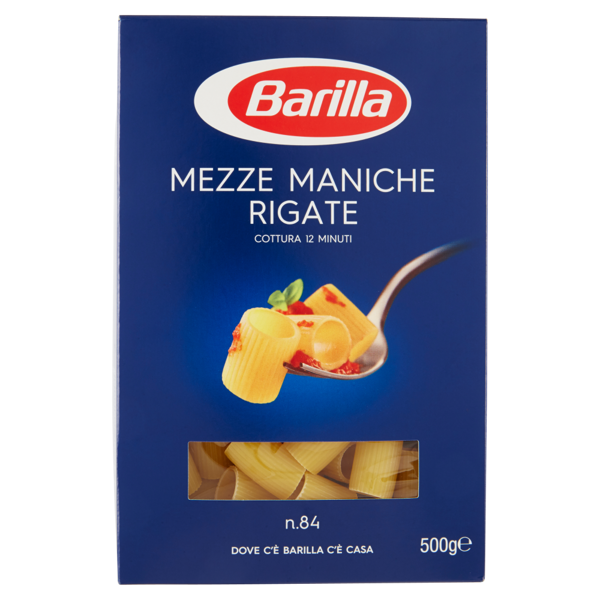 Image of Barilla Mezze Maniche Rigate n.84 500 g 81910