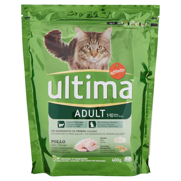 Image of Ultima Cat Adult Pollo 400 g 1367288