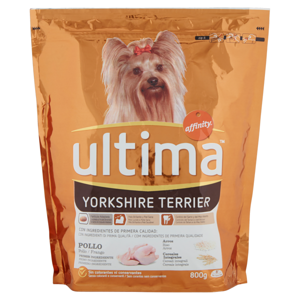 Image of Ultima Dog Yorkshire Terrier Pollo 800 g 1147048