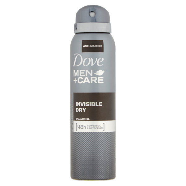 Image of Dove Men+Care Invisible dry spray deodorante 150 ml 1411528