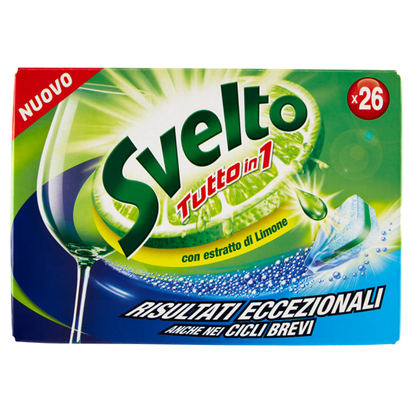 Image of Svelto Tutto in 1 lavastoviglie 26 pastiglie 1543836