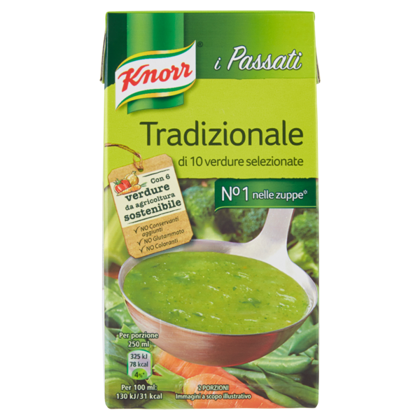 Image of Knorr i Passati Tradizionale di 10 verdure selezionate 500 ml 1239392