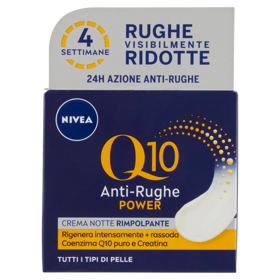 Nivea Q10 Anti-Rughe Power Crema Notte Rimpolpante 50 ml