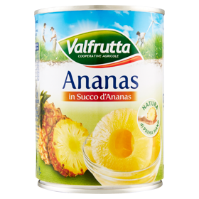 Valfrutta Ananas in Succo d'Ananas 565 g