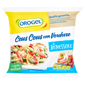 Orogel Il Benessere Cous Cous con Verdure Surgelati 400 g