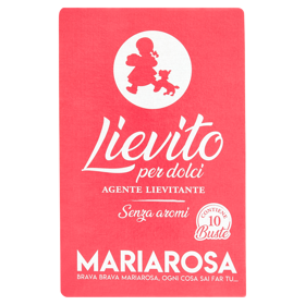 Mariarosa Lievito per dolci Agente Lievitante 10 x 16 g