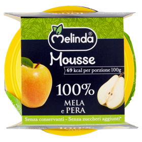 Melinda Mousse 100% Mela e Pera 2 x 100 g