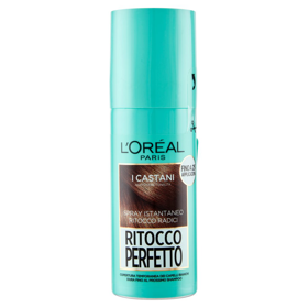 L'Oréal Paris Ritocco Perfetto, Spray Istantaneo Correttore per Radici, Castano, 75 ml
