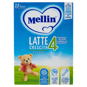 MELLIN 4 - Latte di Crescita in Polvere per Bambini da 2 a 3 anni 800g