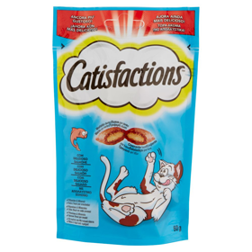 Catisfactions Snack Gatto con Delizioso Salmone 60 g