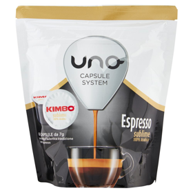 Kimbo Uno Capsule System Espresso Sublime 100% Arabica 16 X 7 G