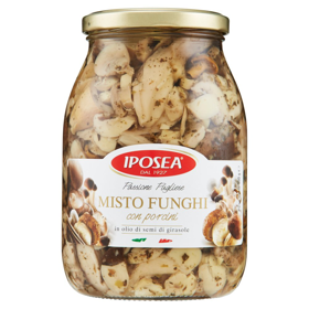 Iposea Misto Funghi con porcino in olio di semi di girasole 950 g