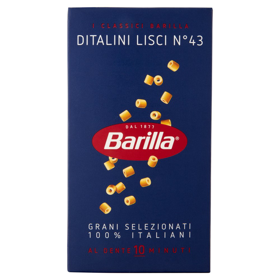 Barilla Pasta Ditalini Lisci n.43 100% Grano Italiano 500g