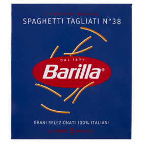 Barilla Pasta Spaghetti Tagliati n.38 100% grano italiano 500 g