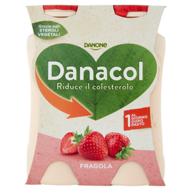 Danacol Fragola 4 x 100 g
