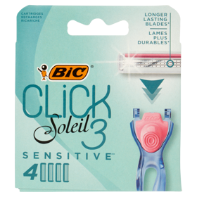 Bic Click Soleil 3 Sensitive** Ricariche 4 pz