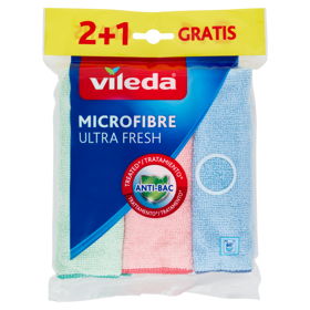 Vileda Microfibre Ultra Fresh 2+1 pz