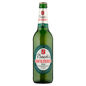 BECK'S UNFILTERED Birra pilsner tedesca bottiglia 50cl
