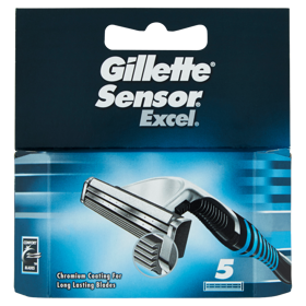 Gillette Sensor Excel Bilama 5 Ricariche