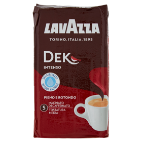 Lavazza, Dek Intenso Caffè Macinato Decaffeinato - 250 g