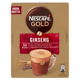 NESCAFÉ Gold Ginseng Preparato solubile per caffè al ginseng astuccio 10 bustine 70g
