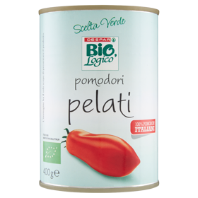 Despar Bio,Logico Scelta Verde pomodori pelati 400 g