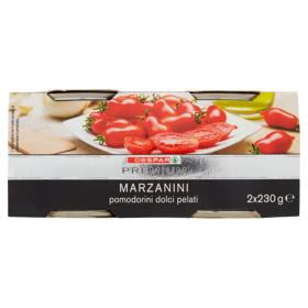 Despar Premium Marzanini pomodorini dolci pelati 2 x 230 g