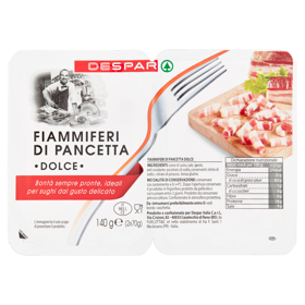 Despar Fiammiferi di Pancetta Dolce 2 x 70 g