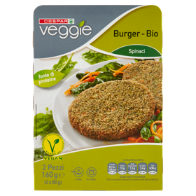 Despar veggie Burger - Bio Spinaci 2 x 80 g