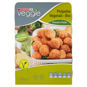 Despar veggie Polpette Vegetali - Bio Broccoli e Patate 160 g