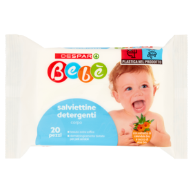 Despar Bebè salviettine detergenti corpo 20 pz