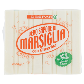 Despar Vero Sapone di Marsiglia con Glicerina 2 x 250 g