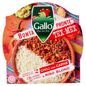Gallo Bontà Pronte Tex-Mex Chili con Carne e Riso Blond 220 g