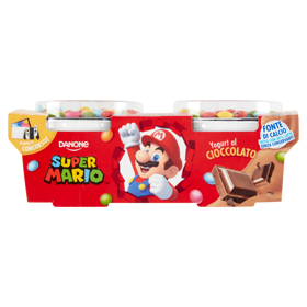 Danone Yogoloso Super Mario Cioccolato, 2x110 g