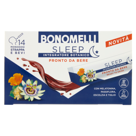 Bonomelli Integratore Botanico Sleep 14 stick monodose 140 ml