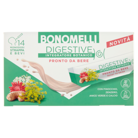 Bonomelli Integratore Botanico Digestive 14 stick monodose 140 ml