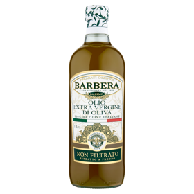 Barbera Olio Extra Vergine di Oliva 100% da Olive Italiane Non Filtrato 1 L