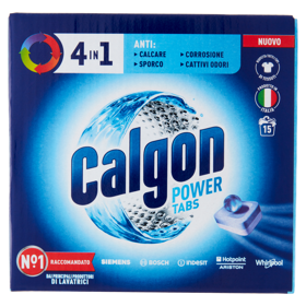 Calgon Pastiglie Anticalcare Lavatrice 3in1 15 Tabs - 195 gr