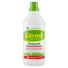 Citrosil Home Protection - Pavimenti Disinfettante con vere essenze di limone, 900 ml